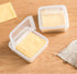 WonLiq 2 Pack-Plastic Sliced Cheese Storage Containers with lids Airtight Keeps Cheese Fresh and Delicious Cheese