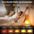 ARUQO 30 Dimmable Snooze, Wake Up Light Sunrise Alarm Clock, White Noise Sound Machine with Soothing Sounds, Night
