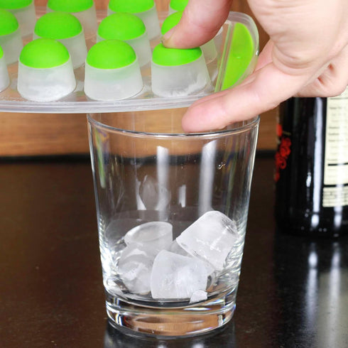Chef Craft Select Plastic Ice Cube Tray, 11 inch, Yields 21 Cubes, Color May Vary