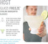 Host Glass Freeze Insulated Gel Chiller, Double Wall Frozen Cocktail Cups, Set of 2