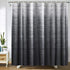 SPXUBZ Black Grey Shower Curtain Set for Bathroom, 72x72 inch Ombre Decor with 12 Hooks, Waterproof