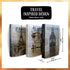 claubur Set 3. Decorative Books for Home Decor, Beautiful of Decorative Boxes, not pages inside. Libros Decorativos