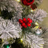 UWIOFF 20 8.3" Pcs Red Berry Stems, Holly Christmas Berries Stems for Christmas Tree Picks Decorations Crafts Holiday