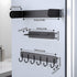 3 Packs Magnetic Kitchen Organizer & Magnetic Utensil Holder - Hanging Hooks &Paper Towel Holder & Tumbler Lid