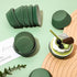 Whaline 300Pcs Green Cupcake Liners, Dark Green Baking Cups for Wedding, Baby Shower, Muffin Liners, Party Decorations