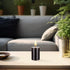 Mega Candles 6 pcs Unscented Solid Black Pillar Candles, Hand Poured Premium Wax, 2"x3"