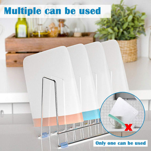 IDEATECH Bags Rack, Stainless Steel Drying Rack for Bags, Desktop Storage Organizer, Kitchen Storage (Silver)