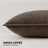 14x24 Inch 1 Pack Kevin Textile Lumbar Pillow Cover Soft Boucle Textured Decorative Waterproof Rectangle Cushion