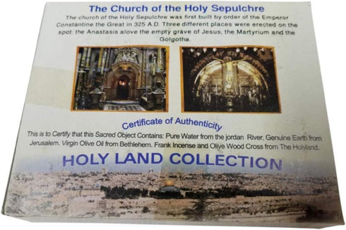 Bethlehem The Holy Land 3 set Holy Land souvenir bottle Jerusalem Holy Earth Holy Olive Oil and Holy Water from the