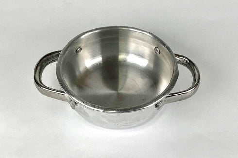 4.7" Authentic Shakshuka Pan, 12cm Double Handle Aluminum Mini Saut Frying Pan