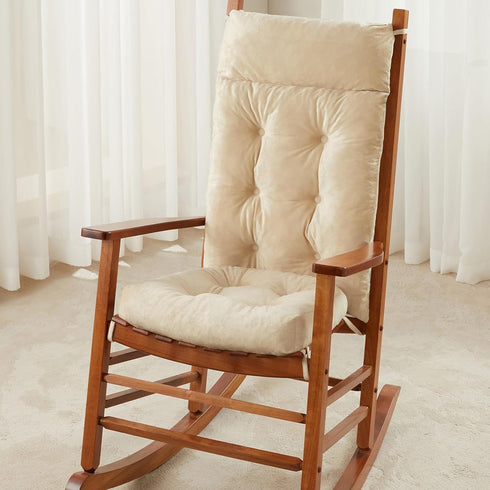 Rocking Chair Cushions Indoor & Outdoor, Patio Glider Rocking Chair Cushions Set