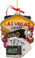 Kurt S. Adler 5.5-Inch Las Vegas Glass Cityscape Ornament, Multicolored