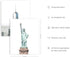 HAUS AND HUES New York City Wall Art Set of 6 - NYC Posters and Skyline Decor | 8" x 10" UNFRAMED