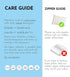 Zippered Pillowcases - Queen Size 30x20, 100% Viscose Derived from Bamboo, 2 PK, White, Cooling Pillow Cases