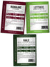 5 Pack Gardeners Basics, Hydroponic Seeds for Planting Planting Indoors and Outdoor Variety - Tatsoi, Kale