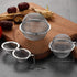 Mayata 3pcs Stainless Steel Fine Mesh Seasoning Ball, Kitchen Soup Spice Stew Filter Tool, Metal Tea Bag Tea Ball (3pcs