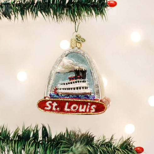 Old World Christmas Cities, Places and Landmarks Glass Blown Ornaments, St Louis