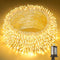 YOUNGAR 98FT String Lights Outdoor, 8 Modes Fairy Twinkle Christmas 200 LED