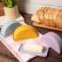PTB Countertop 2-Piece THE Butter Dish Matte Ceramic Butter Keeper with Lid for Use Round Design for Standard Butter