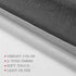 G2000 84 Inch Grommet (2 Set) Sheer & Drapes Grey and White Ombre Curtains for Bedroom & Living Room with Light