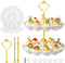 2 Tier Ceramic Easter Deviled Egg Platter 24 Hole Deviled Egg Tray