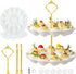 2 Tier Ceramic Easter Deviled Egg Platter 24 Hole Deviled Egg Tray