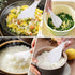 Giantree 2 7.7 Inch Pcs Plastic Rice Paddle, Non-Stick White Rice Spoon Scooper for Cookers