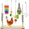 KIEYYRYT 6 Packs Chicken Toys for Coop Accessries, Chicken Swing Toys for Chicken