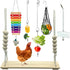 KIEYYRYT 6 Packs Chicken Toys for Coop Accessries, Chicken Swing Toys for Chicken