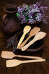 Nonstick Wooden Spoons for Cooking, 5 European Premium Spoons Set, 100% Healthy and Natural Wooden Utensils