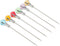 Prodyne DM-6-C Multicolor Diamond-Head Martini Picks, Set of 6, 1oz