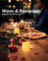 24Pack Candles,200+Hour Homemory Flickering Flameless Votive Electric Fake Candles,Battery Operated LED Tealight