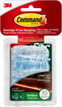 Command Outdoor Rope Light Clips, 12 Hooks and 16 Command Strips, Damage