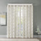 Madison Park Eden Sheer Single Curtain - 50x95, Ivory - Modern Contemporary Light Sheers for Bedroom & Living Room