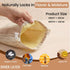 NETIX VERA 2 Pack 13 17, Reusable Beeswax Sourdough Bread Bags for Homemade Bread, XL Natural Cotton Beeswax Bags x