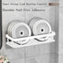 3 Pack Shower Caddy, Shelf for Inside Shower, Rustproof Aluminium Bath Organizers, No Drilling Shelves with Soap Holder