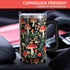 40oz (1PC) Red Mushroom Gifts Cup for Women Men, Tumblers with Handle and Straw, Goth Mushroom Lovers Stainless Steel