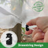 4 Pack 4.6 5.9 Evoio Bird Netting for Garden Blueberry Bushes Fruit Tree Netting Cover Plant Protection Mesh Bags