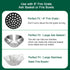 Upgrade Cast Iron Ash Can with Handle, Quantfire Charcoal Ash Basket Big Green Egg Accessories Must Haves Kamado Ash