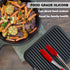 Walfos Silicone Trivets for Hot Pots and Pans - 4 Pcs Heat Resistant Hot Pads for Kitchen Counter (Black)