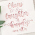 Crisky Bridal Shower Napkins - Rose Gold Happily Ever After Cocktail Beverage Cake Dessert Napkins for Wedding & Bridal