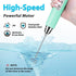 Milk Frother Rechargeable Handheld Electric Whisk 3 Speed Adjustable, Coffee Frother Wand with 3 Stainless Whisks,