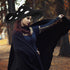 Croloose Mushroom Hat Renaissance Medieval Costume Cosplay Victorian Fairy Accessories with Bead Lace Brim Cap