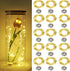 Twinkle Fairy Lights Battery Powered 20 LED on 7.2feet Silvery Copper Wire for DIY Wedding Party Decor (Warm White)