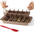 Ailelan Non-Stick Brownie Pan with Dividers, 18 Pre-slice Brownie Tray, Muffin and Cupcake Pan for Baking
