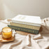 Set 3 Aesthetic Decorative Books, of Linen Fake Book Boxes, Faux Book Decor for Coffee Table, Bookshelf, Entryway