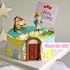 2Pcs Window Frame Silicone Maker Set, Food Grade 3D Fondant Cutter for Cake Decorating, Non Stick Baking Tools