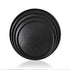 River (8.2inch, Round Wood Serving Tray, Solid Wooden Decorative Tray Non-Slip Tea Coffee Table Tray Snack Plate Food