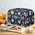 Toaster Cover 4 Slice, Rooster Chicken Pattern Kitchen Decor, Protective Cover for Bread Maker, Machine Washable
