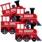 Big Dot of Happiness Railroad Party Crossing - Train Decorations DIY Steam
